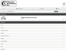 Tablet Screenshot of clearviewinvest.com